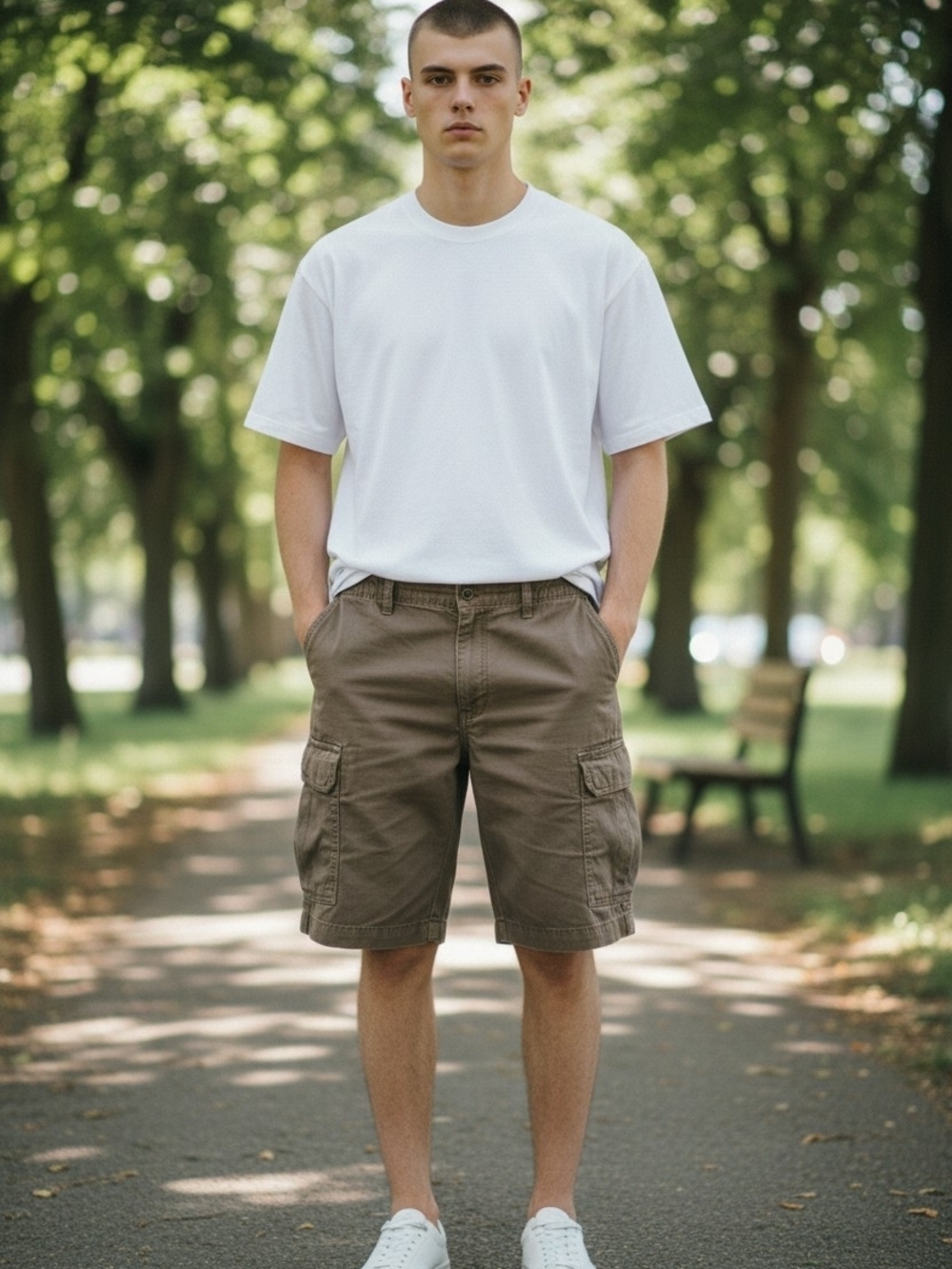 Croft & Barrow Brown Cargo Shorts - Men's Size 34 - EUC